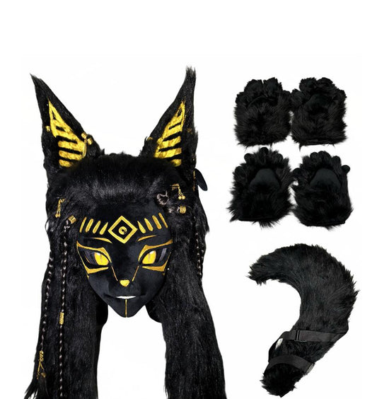 [Stock] Kig Furry Mask Fursuit Set