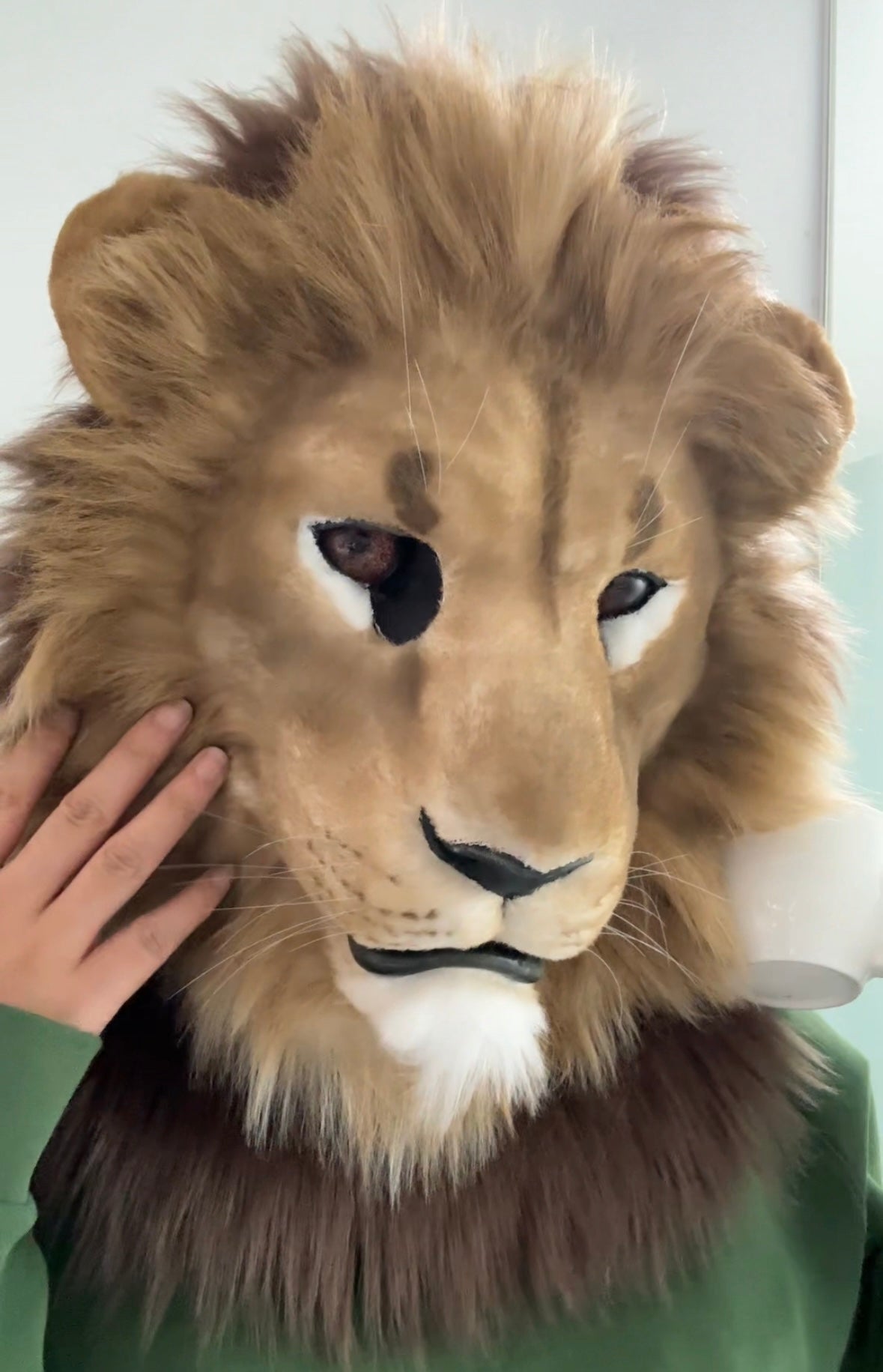 [premade] Realistic Fursuit Head Lion