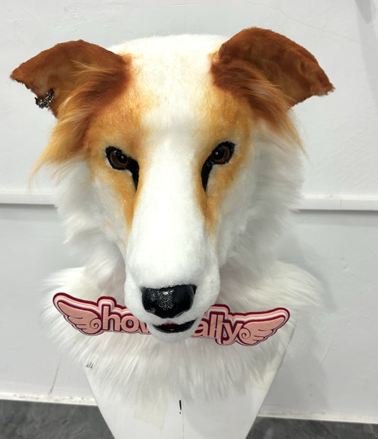 [Premade] Realistic Fursuit Head Borzoi