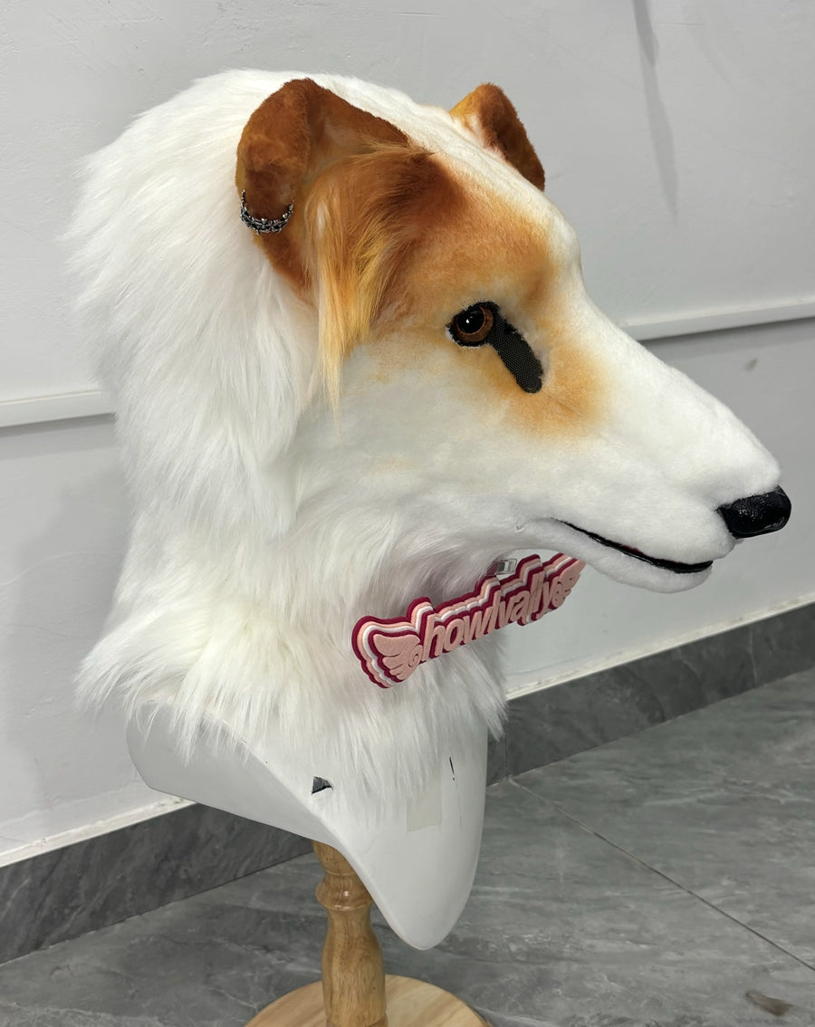 [Premade] Realistic Fursuit Head Borzoi