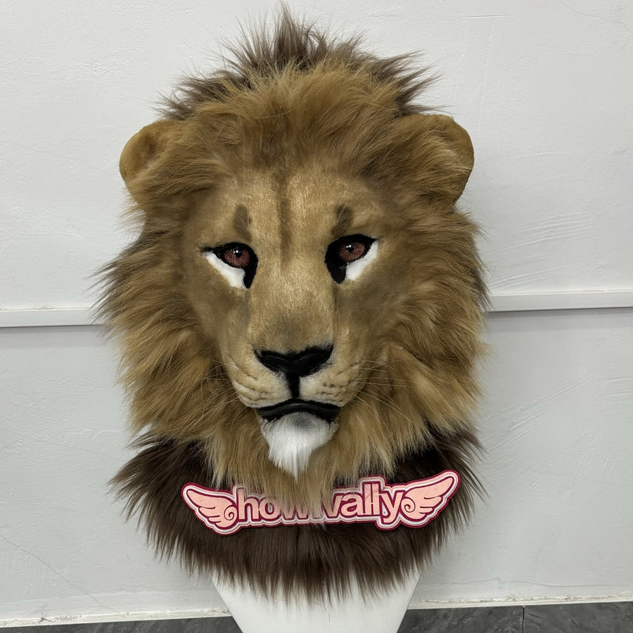 [premade] Realistic Fursuit Head Lion