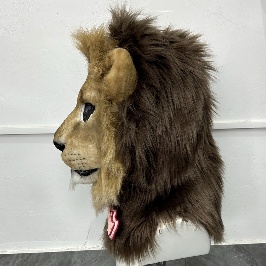[premade] Realistic Fursuit Head Lion