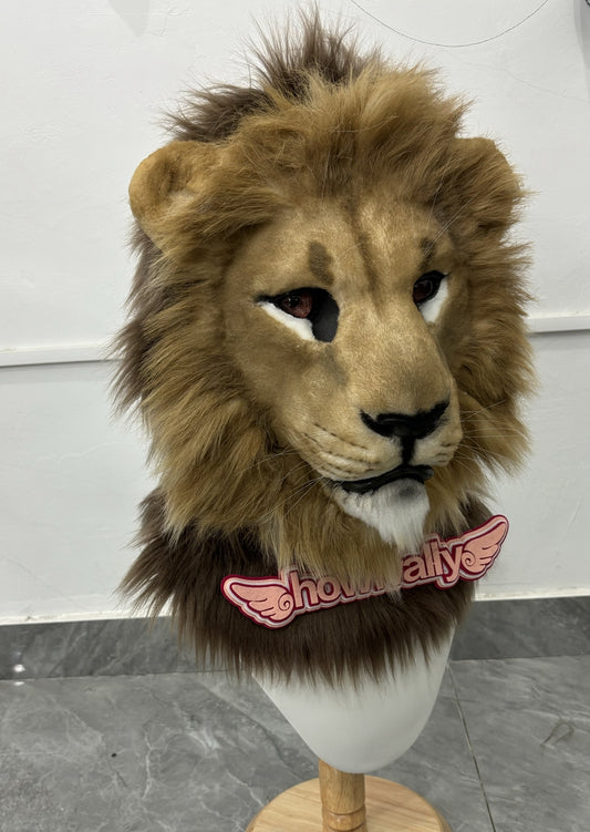 [premade] Realistic Fursuit Head Lion
