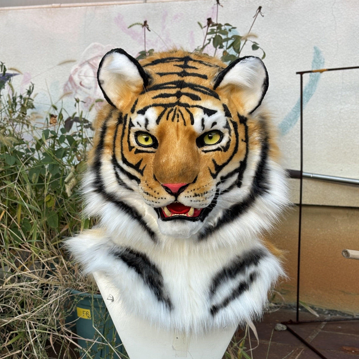 [Premade]Movable Jaw Tiger Head Realistic Fursuit Headpiece Cosplay Beast Mask Halloween Costumes