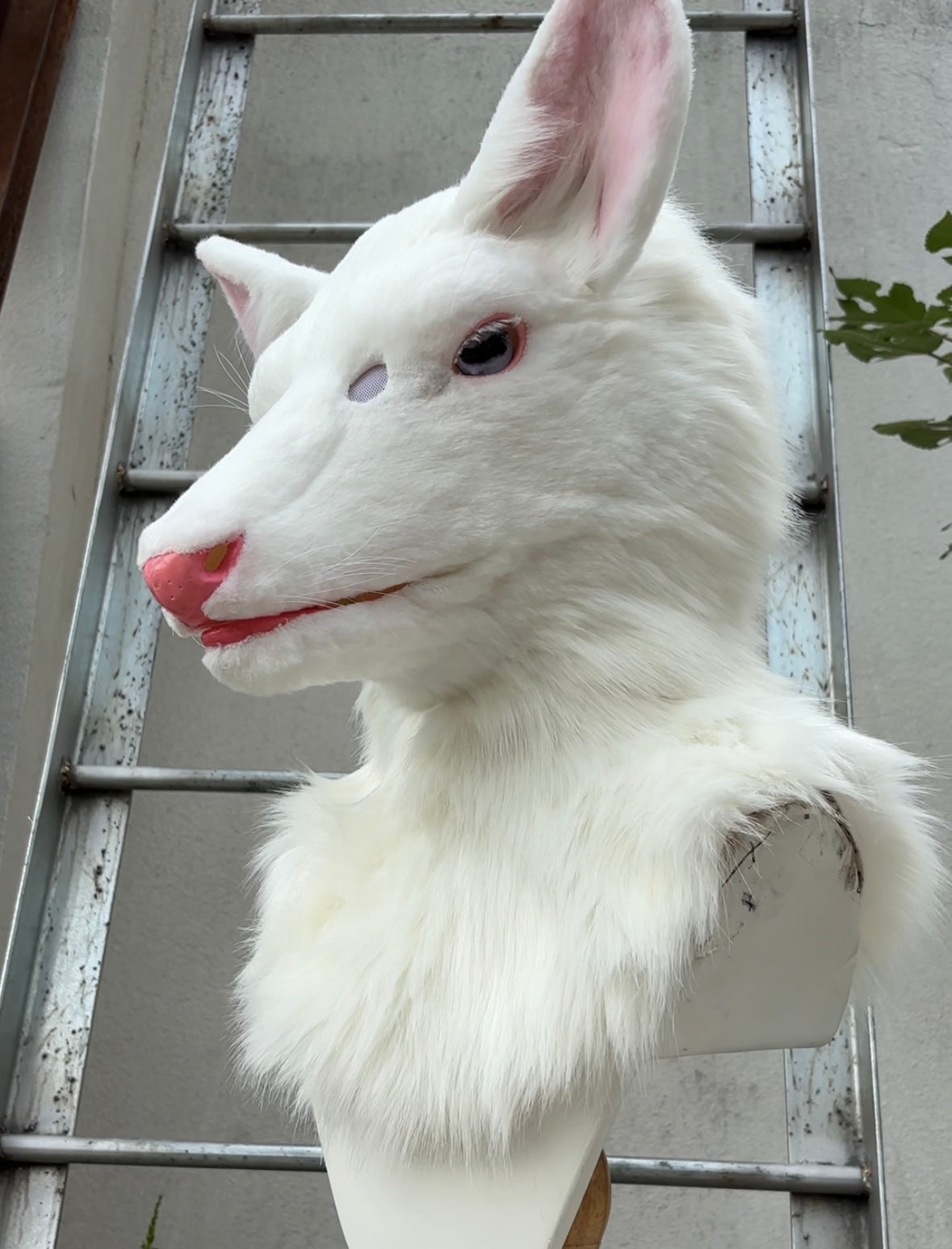 [Premade]Realistic Fursuit Head Deer Movable Jaw Halloween Mask Cosplay Costumes Furry Accessories